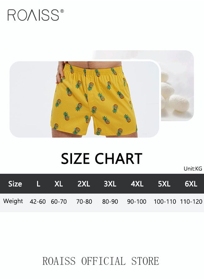 roaiss - 2 Pack Men Arrow Pants Men Cotton Loose Boxer Briefs Men Casual Furniture Comfort Cotton Briefs Large Size Men Briefs - Image 1