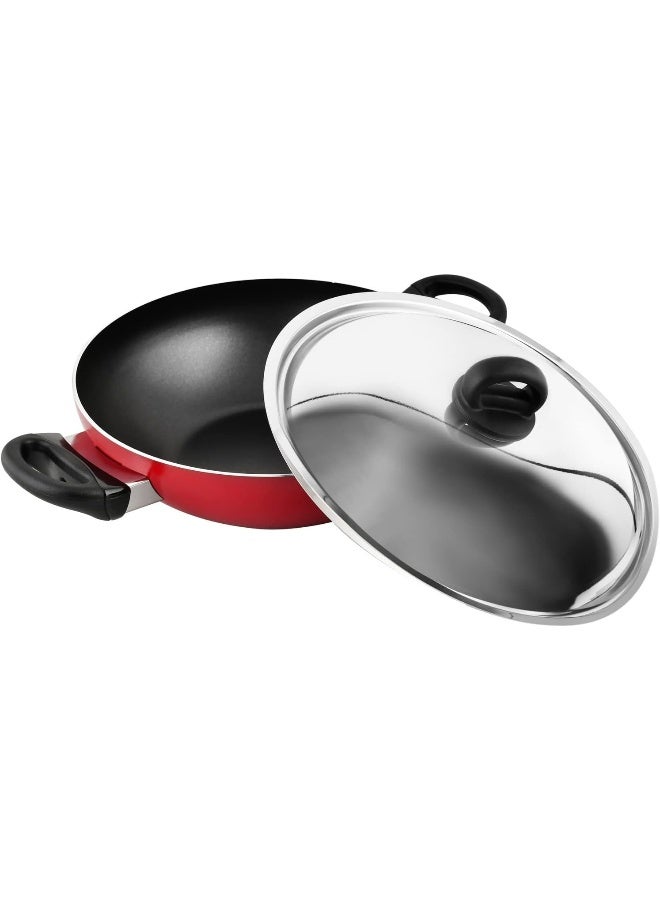 Premier Aluminium Non Stick Chinese Wok - 30 Cm - Image 4