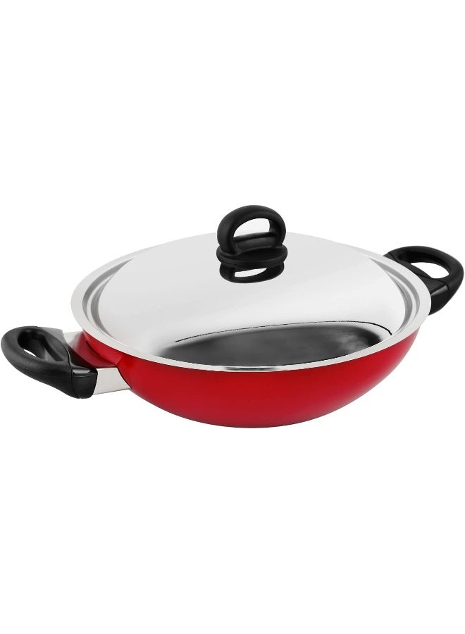 Premier Aluminium Non Stick Chinese Wok - 30 Cm - Image 5