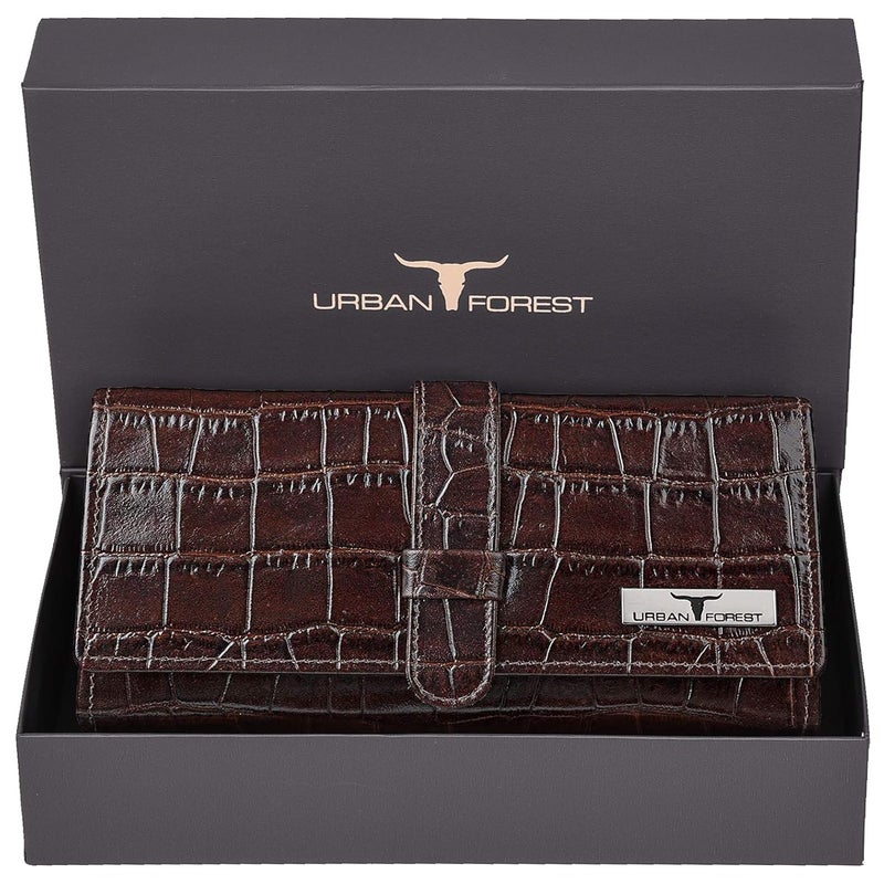 URBANFOREST محفظة داني براون الجلدية للنساء - Image 2