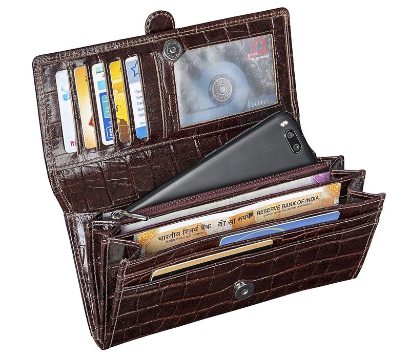 URBANFOREST محفظة داني براون الجلدية للنساء - Image 3