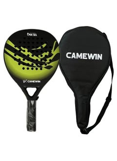 CAMEWIN Pro-Grade Paddle Racket for Ultimate Performance 4013 Diamond Shape Full Carbon Fiber Padel Tennis Racquet with Bag Cover  - Image 1