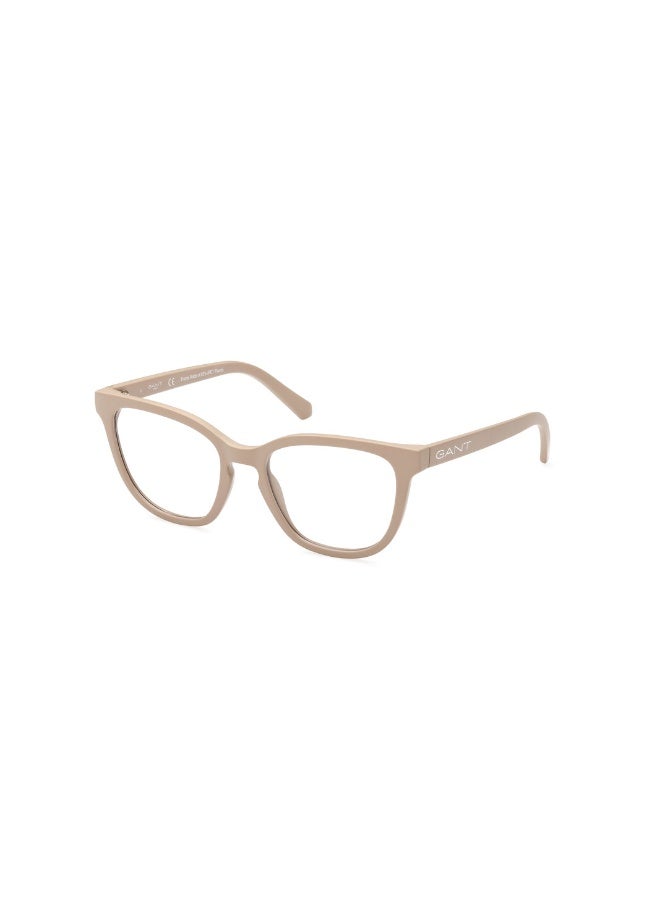 GANT Ga4138 Square Injected Frames For Women Size 53, Matte Beige - Image 1