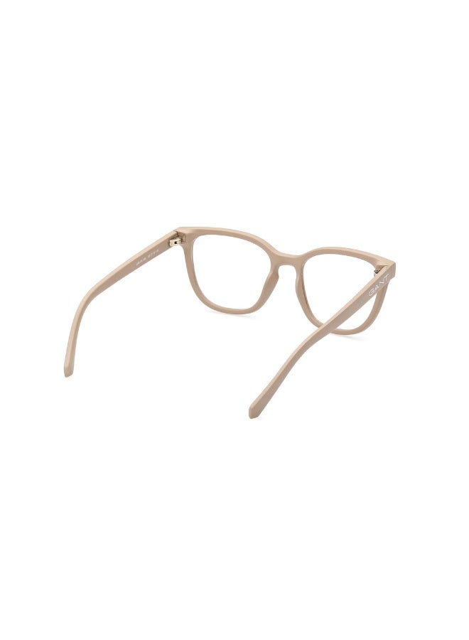 GANT Ga4138 Square Injected Frames For Women Size 53, Matte Beige - Image 5