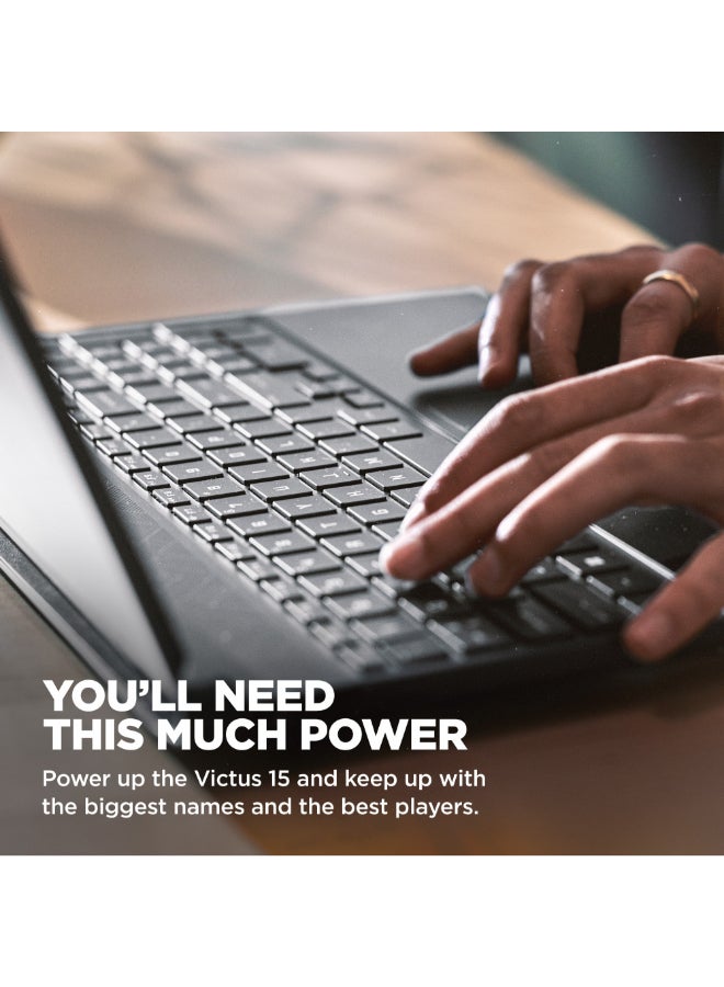 HP لابتوب الألعاب فيكتوس 15.6 بوصة 144 هرتز فائق الدقة، الجيل 13 مع معالج إنتل كور i5 13420H، 8 جيجابايت رام، 512 جيجابايت SSD، 6 جيجابايت NVIDIA GeForce RTX 3050 - Image 3