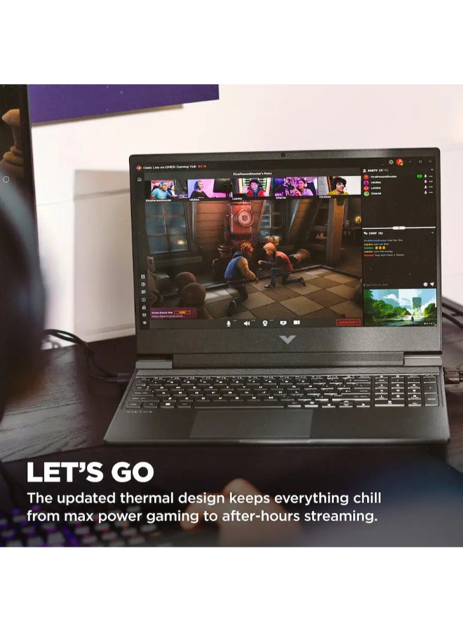 Victus 15.6 Inch 144Hz Gaming Laptop, i5 13420H, 8GB RAM, 512GB SSD, - Image 6