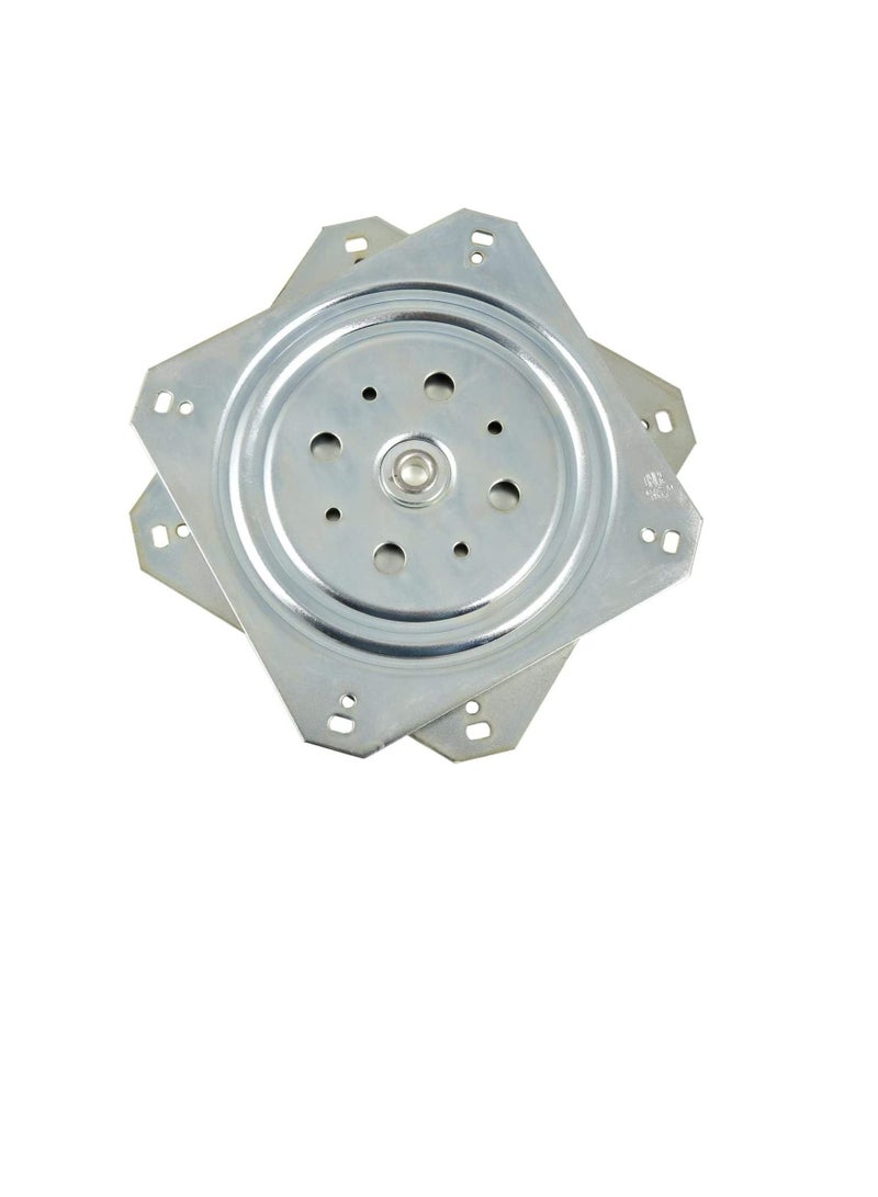 Robustline Steel Revolving Swivel Plate - Silver, 6 inch - Image 2