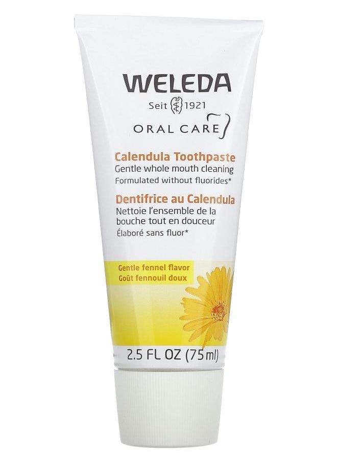 Weleda - Oral Care Calendula Toothpaste Gentle Fennel 2.5 fl oz (75 ml) - Image 1
