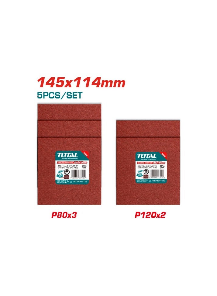 Total Sanding Sheet Set 5Pcs Tac74914112