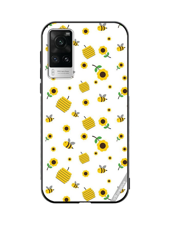 VR CREATIVE Protective Case Cover For Vivo X60 Pro Honeybee Design Multicolour - Image 1