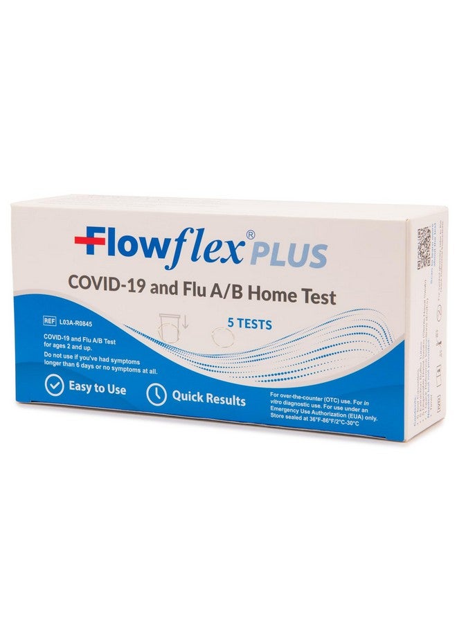 Flowflex® Plus COVID-19 and Flu A/B Home Test - (1 Package, 5 tests) Flu A&B 3-in-1 Antigen Rapid Test, Results in 15 Minutes, FDA Authorized. Non-invasive Nasal Swab, Easy to Use with No Discomfort - Image 5
