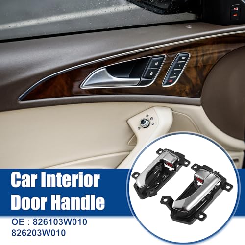 ACROPIX Left Right Interior Door Handle Fit for Kia Sportage 2011-2015 No.826103W010/826203W010 - Pack of 2 - Image 2