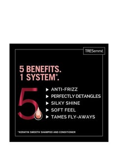 TRESemmé Tresemme Keratin Smooth Shampoo 400ml with Marula Oil  - Image 2