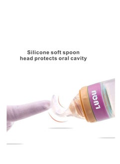 LuQu Ultra-Soft Silicone Body Baby Food Dispensing Spoon With Special Head And Dust Cover - Pack Of 2  - Image 5