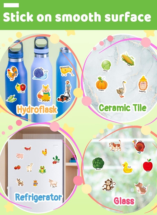 Benresive Reusable Sticker Book for Toddlers 2-4 Years, Fun Travel Stickers for Kids, Waterproof Sticker Books for Toddlers 1-3, Crafts Activities for Todddlers 1-3 2-4 3-5 - Farm - Image 4