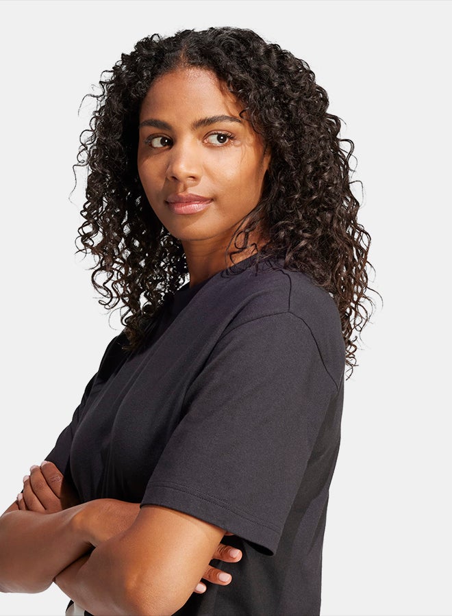 Adidas Essentials Big Logo Boyfriend T-Shirt - Image 4