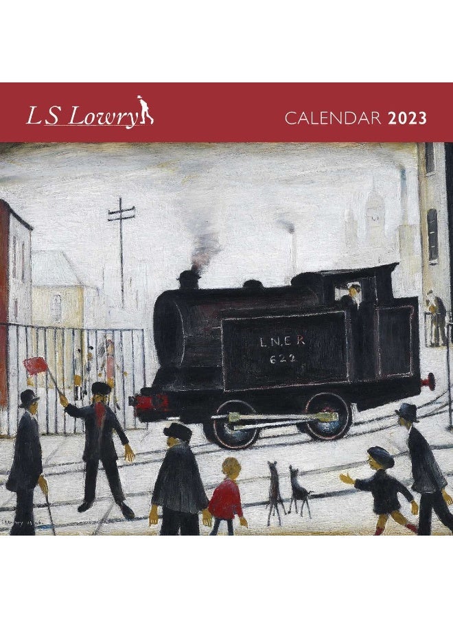L.S. Lowry Mini Wall Calendar 2023 - Image 1