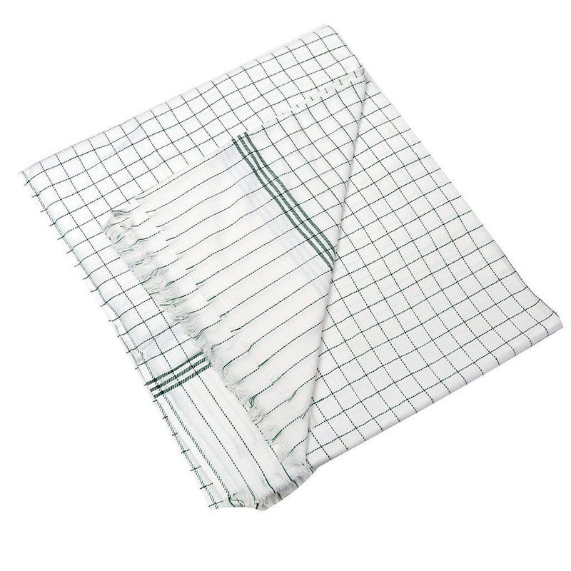 ans Heavy Quality Single Bed Top Sheet 60 * 99 Inches Soft Thin Summer Blanket/AC Blanket/Travel Blanket Set of 2 (Green Checkered Topsheet) - Image 2