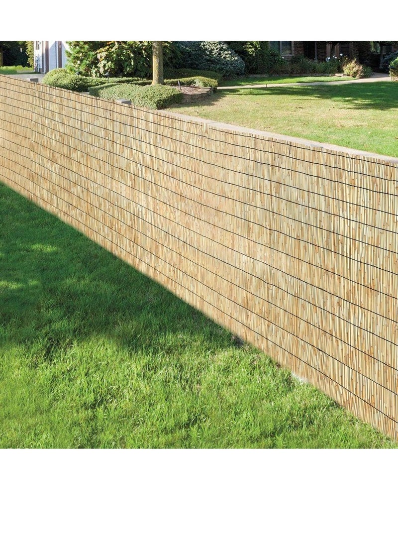 طعم المنزل ستائر من الخيزران الطبيعي قابلة للطي مقاس 120 × 200 سم ظلال شمسية للاستخدام الداخلي والخارجي للحماية من الأشعة فوق البنفسجية مثالية لديكور حديقة المطبخ والشرفة  - Image 5