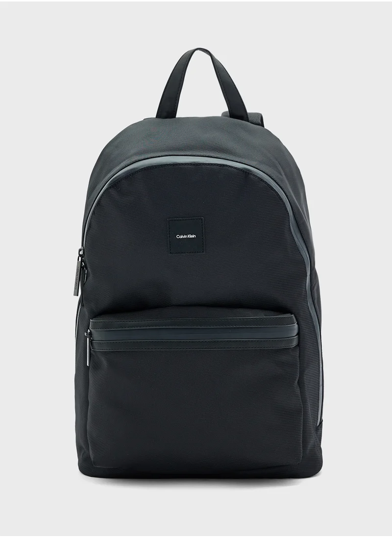 كالفن كلاين Logo Round Backpack