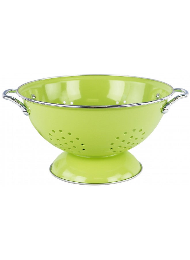 Reston Lloyd كاليبسو بيسكس من ريستون لويد مصفاة مطلية بالبودرة ومزينة بالمينا، 3 كوارت، ليموني - Image 1