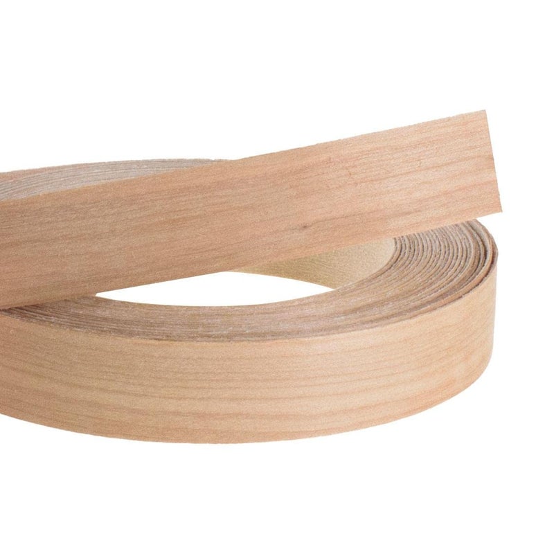 EdgeMate 13/16" Birch Veneer Iron-On Edgebanding Tape (25 Feet) | Pre-Glued with Hot Melt Adhesive | Stainable/Paintable Wood | by Outwater - Image 2