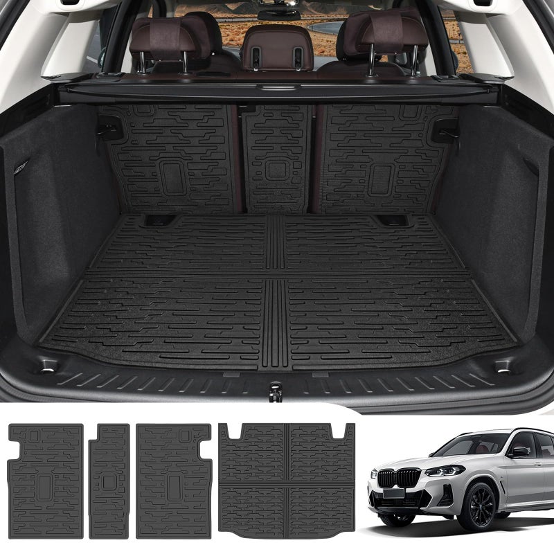 Utiiy Cargo Mat Fit for 20182023 BMW X3 G01 Cargo Liner TPE Trunk Mat AntiSlip Trunk Floor Liner for BMW X3 AccessoriesCargo MatBackrest Mat