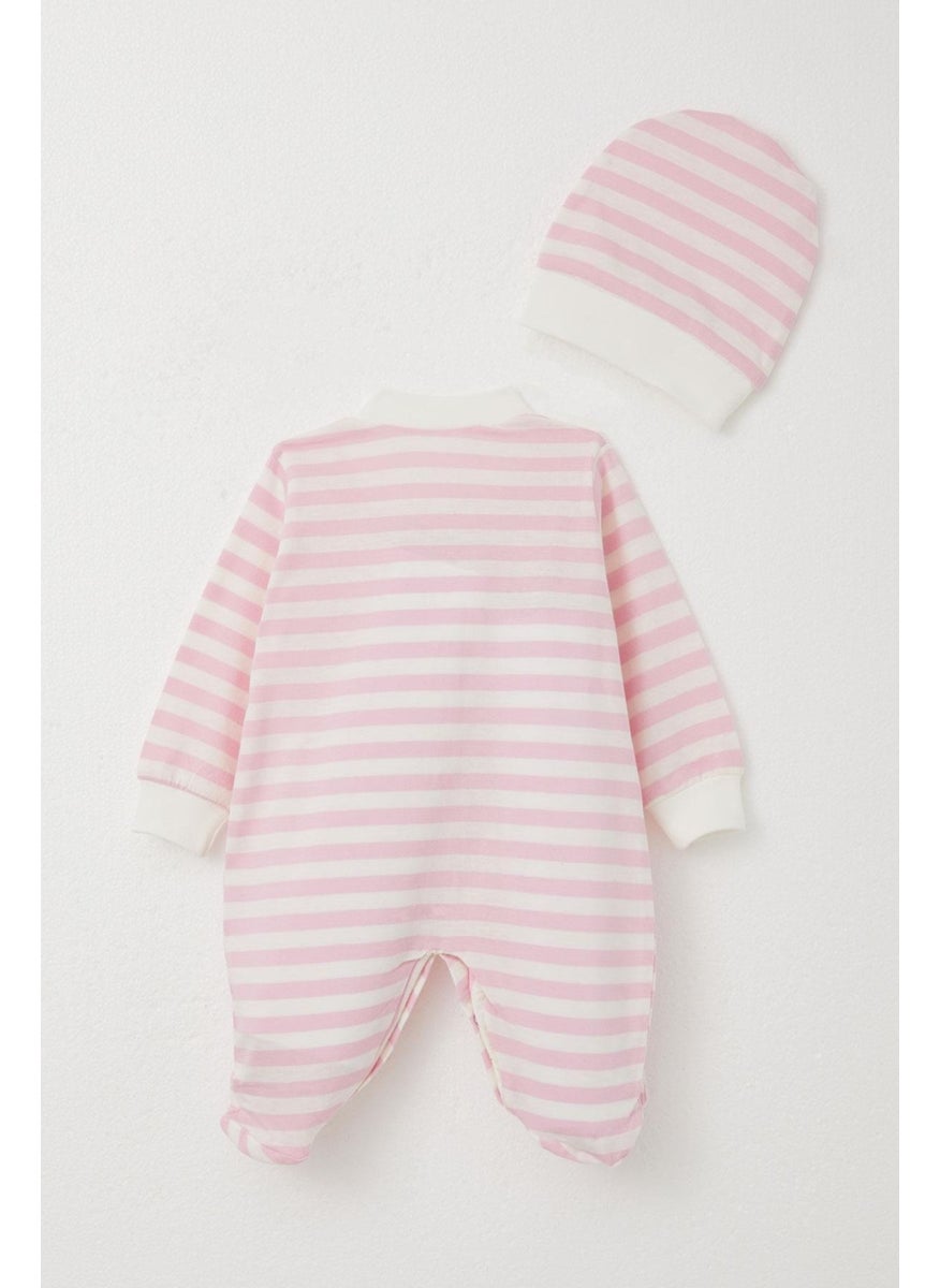 Baby Girl Booties Striped Jumpsuit 0-6 Months, Pink - pzsku/Z4FEC378CEE79557E4531Z/45/_/1734344115/770e6505-17c7-4a1c-b1f4-04b5fb45df72