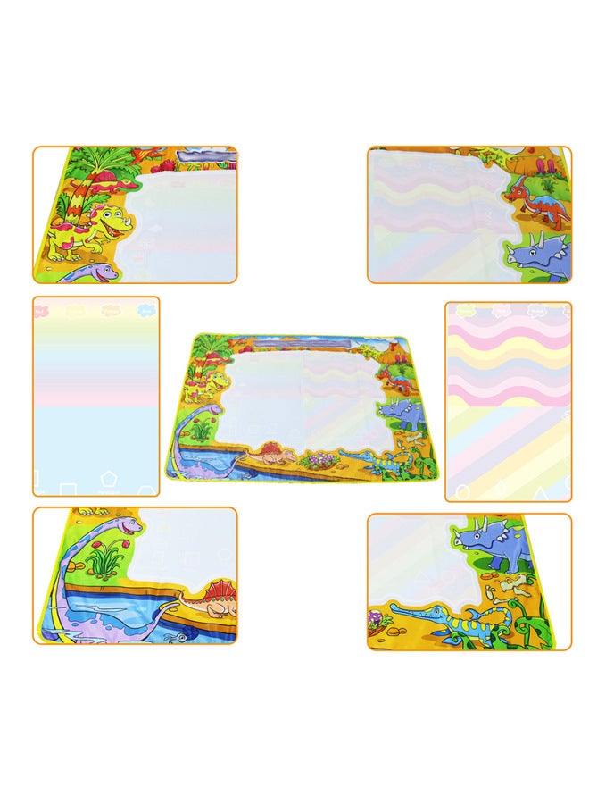 Coolplay Direct 110*80 Children's Magic Water Canvas Animal Dinosaur Water Painting Pad Baby Early Education Educational Toy Blanket - Image 4