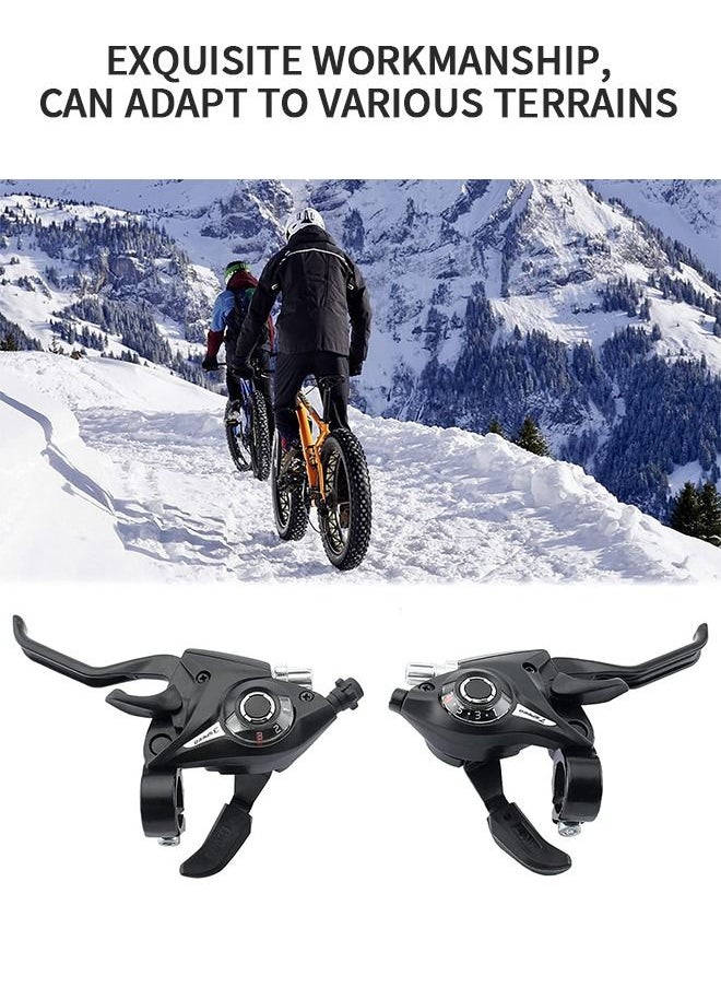 GROIC 3x7 Speed Shifter Brake Lever Combo, 21 Speed Shifter and Brake Cable, Shifter Combo for Mountain Bike, Road Bike, MTB, BMX, Fixie Gear, Bicycle Accessories  - Image 5