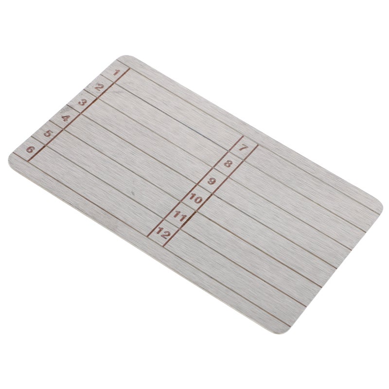 Seed Backup Plate: 24-Word Steel Wallet for Hardware Wallet Storage - Seed Storage Stainless Steel & Fireproof - Image 5