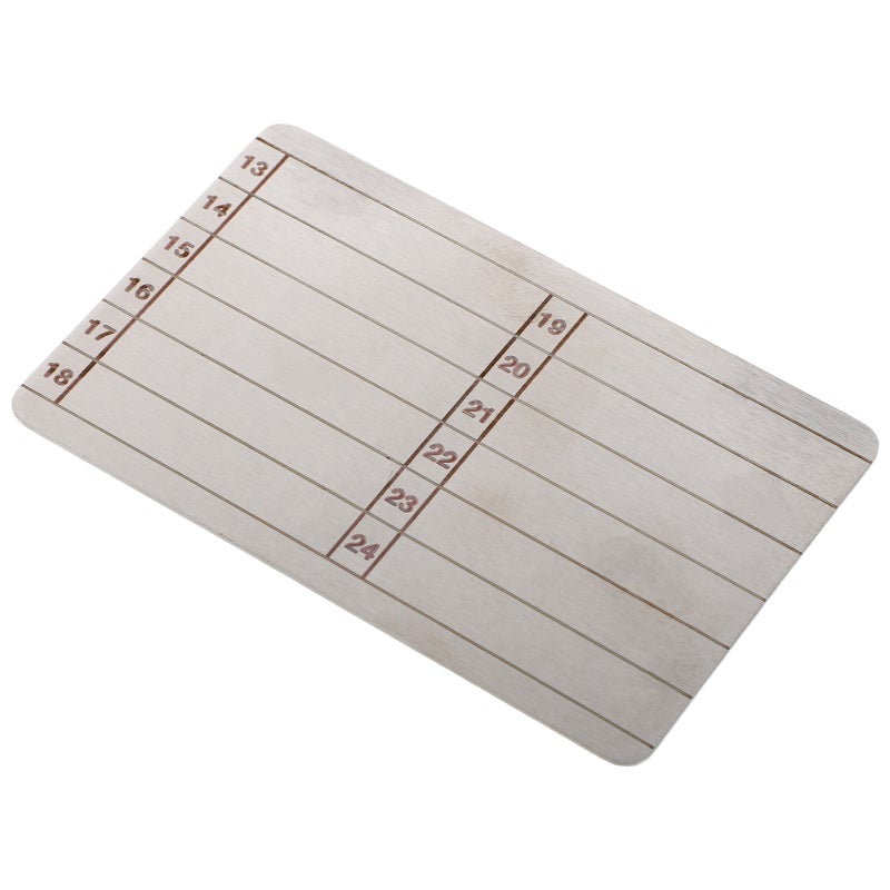 Seed Backup Plate: 24-Word Steel Wallet for Hardware Wallet Storage - Seed Storage Stainless Steel & Fireproof - Image 1