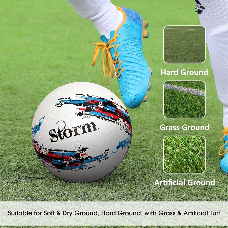 Nivia Storm Size 5 Soccer Ball - Image 3