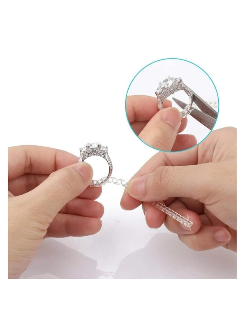 Silicone Ring Size Adjuster Set of 4 Pieces of Different Sizes