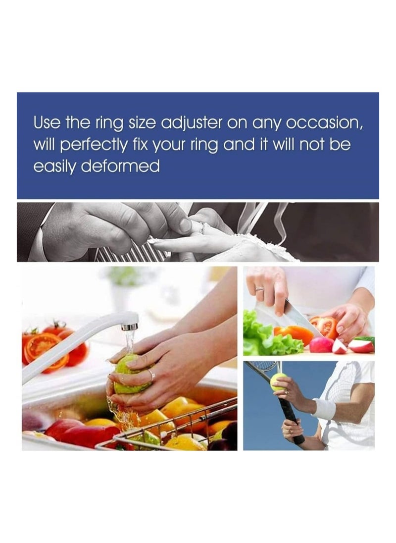 Silicone Ring Size Adjuster Set of 4 Pieces of Different Sizes