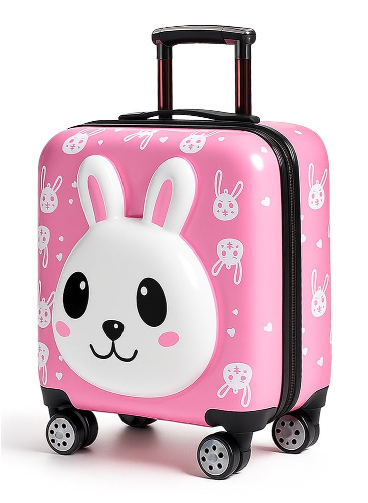 جيجيرو حقيبة سفر للأطفال بعجلات مزودة بأربع عجلات وحافظة صلبة للأطفال الصغار للسفر مقاس 18 بوصة - Image 1