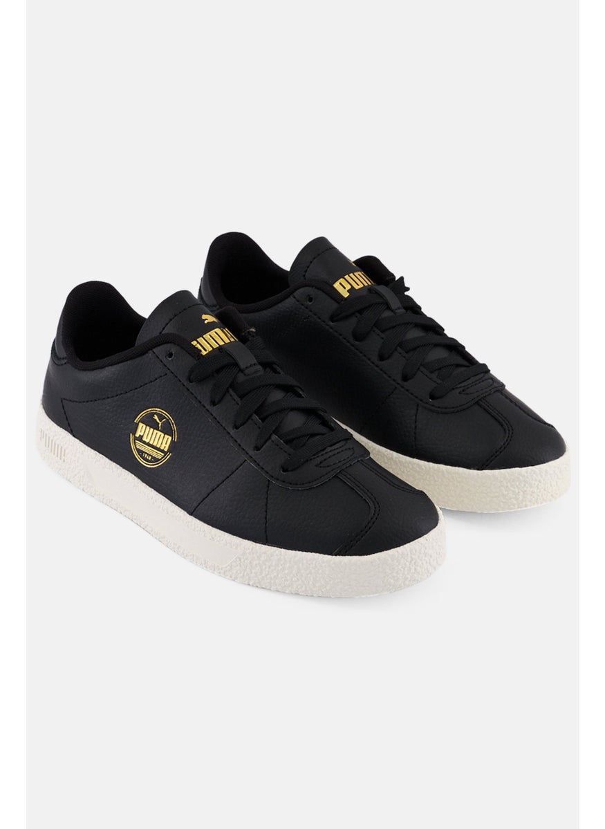 PUMA Kids Boy Club 1948 Lace Up Outdoor Shoes , Black  - Image 1