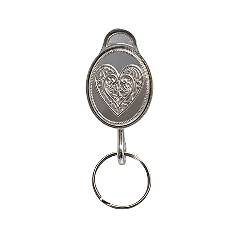 Lucky Line Purse Charm Keychain, Key Clip for Purse, Heart (49901) Small - Image 2