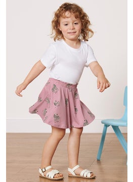 Tchibo Kids Girl Allover Print Skort, Multicolor  - Image 1