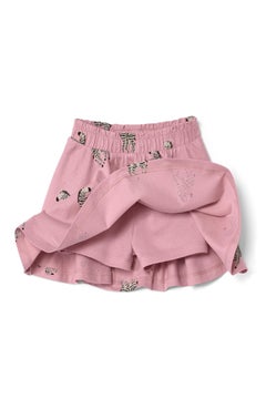 Tchibo Kids Girl Allover Print Skort, Multicolor  - Image 3