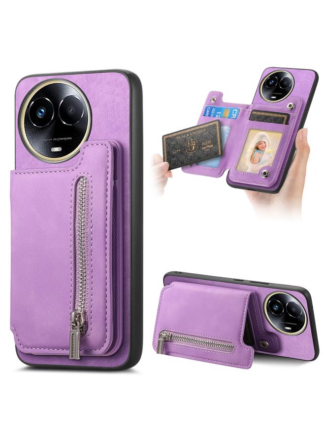 اس-توب جراب خلفي لهاتف Realme 11 5G Global Retro MagSafe مزود بسحاب وحقيبة بطاقات - Image 1