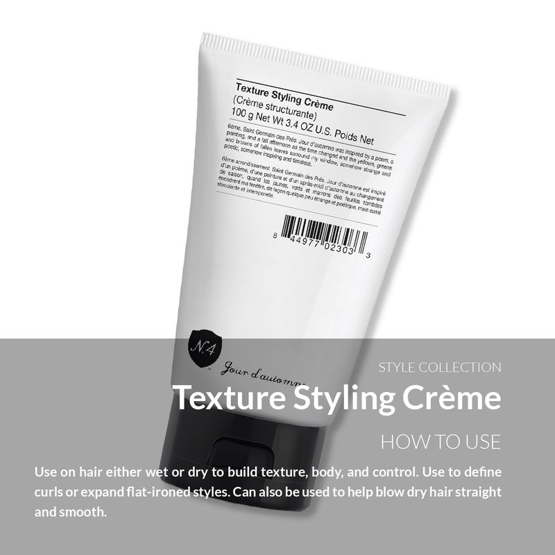 Number 4 Texture Styling Creme, Controls Frizz, Enhances Movement and Texture, Defines Curls, Flexible and Weightless Control 3.4 oz - Image 4