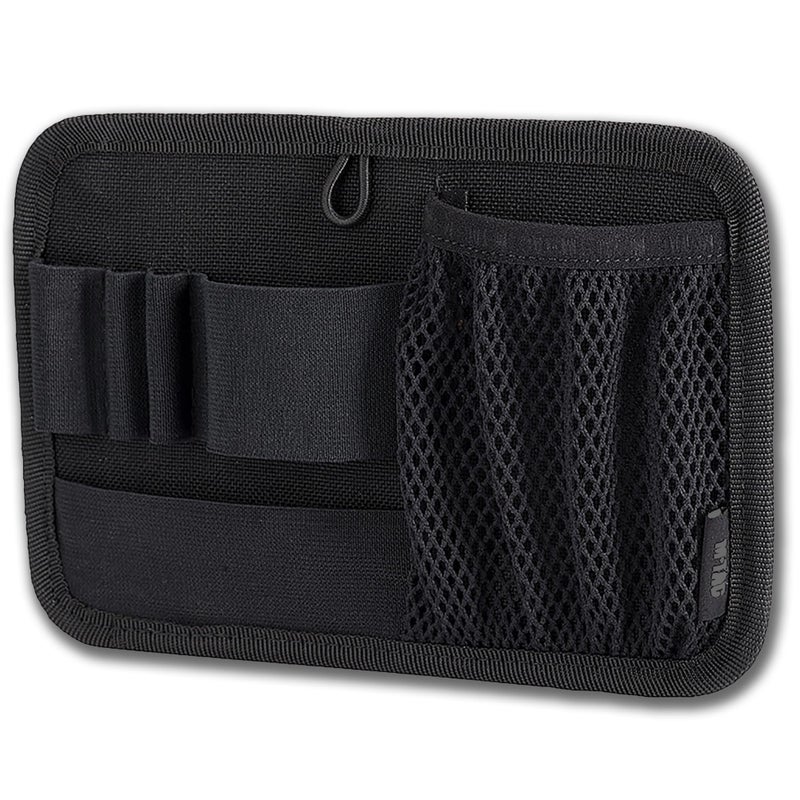 M-Tac Tactical Bag Insert Modular Organizer Utility Admin Pouch Hook Fasteners - Key Holder (Black) - Image 1