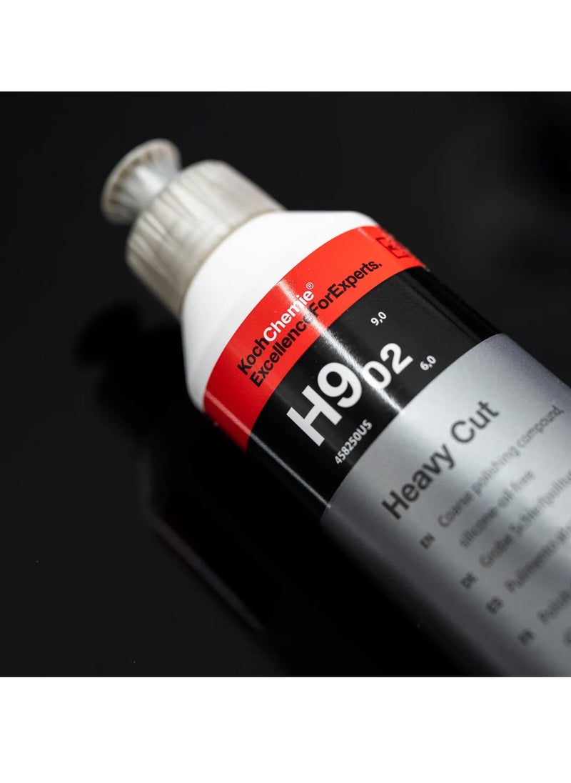 كوش كيمي مركب تلميع Koch Chemie H9.02 Heavy Cut سعة 250 مل - مزيل احترافي للخدوش والدوامات - لمسة نهائية شديدة اللمعان - خالٍ من السيليكون - لأدوات التلميع ثنائية الحركة والدوارة - صنع في ألمانيا  - Image 3