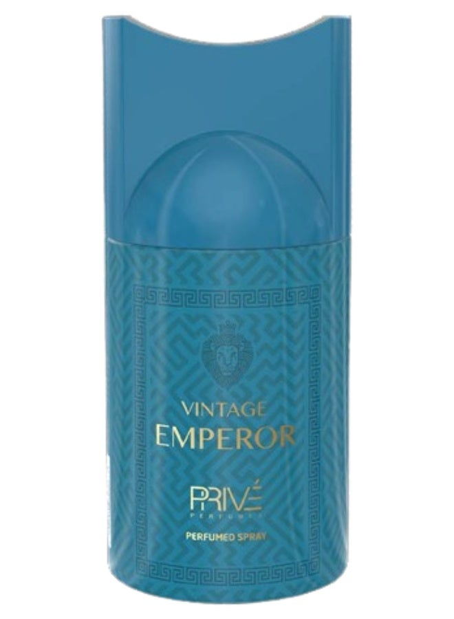 PRIVE 10 Pieces Vintage Emperor Body Spray 250ML - Image 2