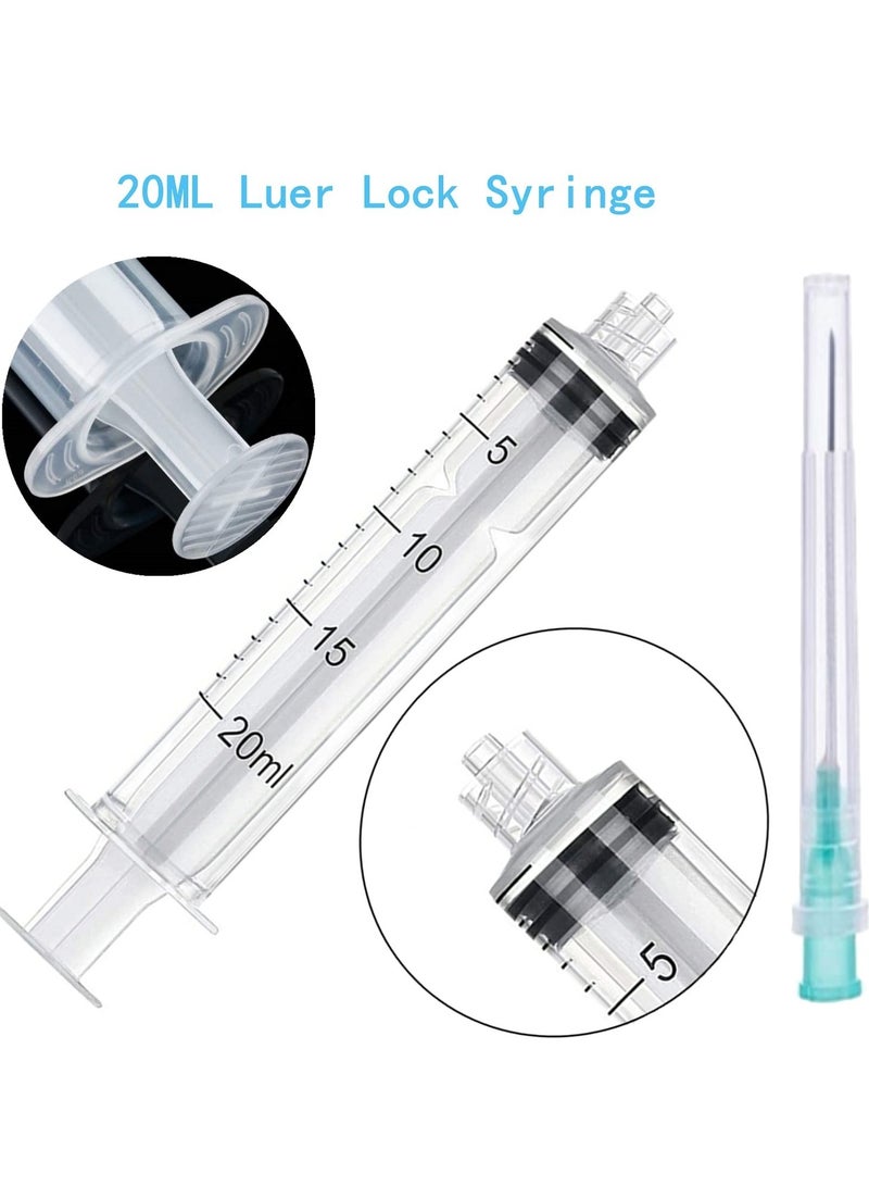 Medical Disposable Syringe 20ML With Needle Individually Sealed (3 Pieces) - Image 2