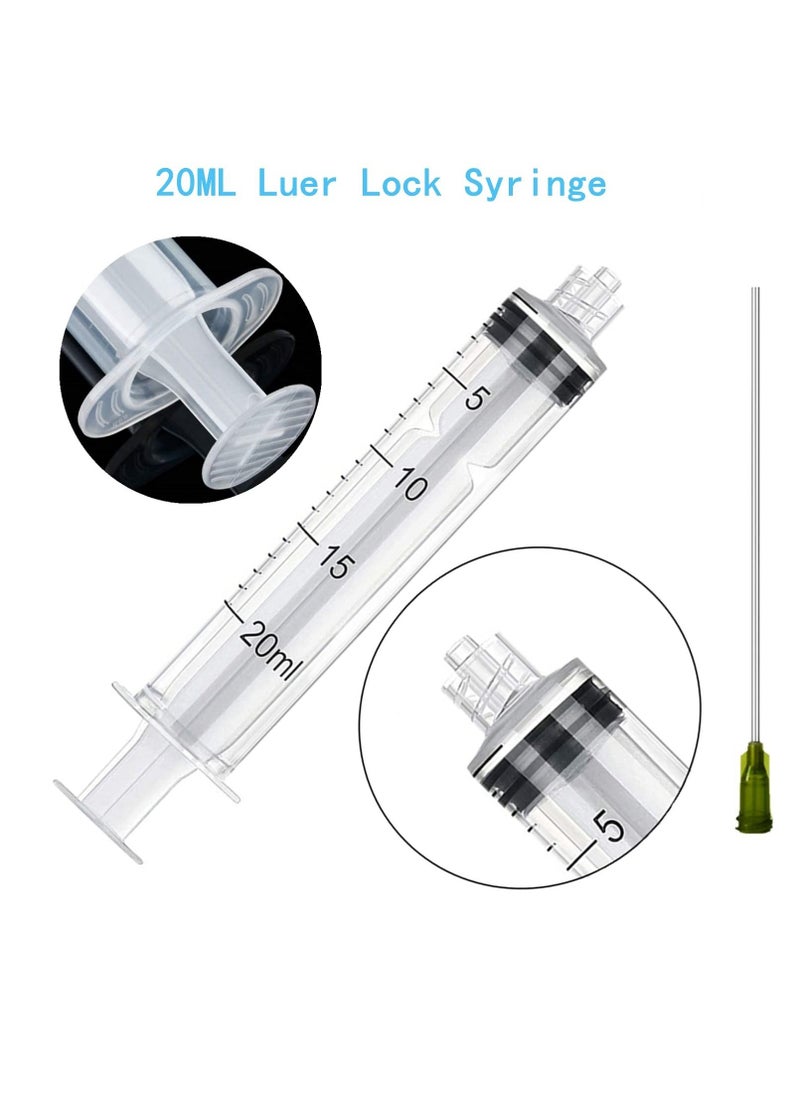 Generic Medical Disposable Syringe 20ML With Needle Individually Sealed (3 Pieces)  - Image 2