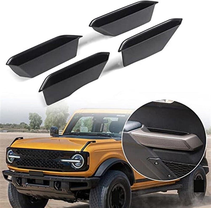 Wivplex Car Door Storage Bin Set for Ford Bronco - Image 3