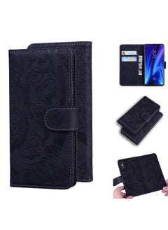 HuHa Case Cover For Xiaomi Mi 9T / 9T Pro / Redmi K20 / K20 Pro Tiger Embossing Pattern Horizontal Flip Leather Case with Holder & Card Slots & Wallet Black 