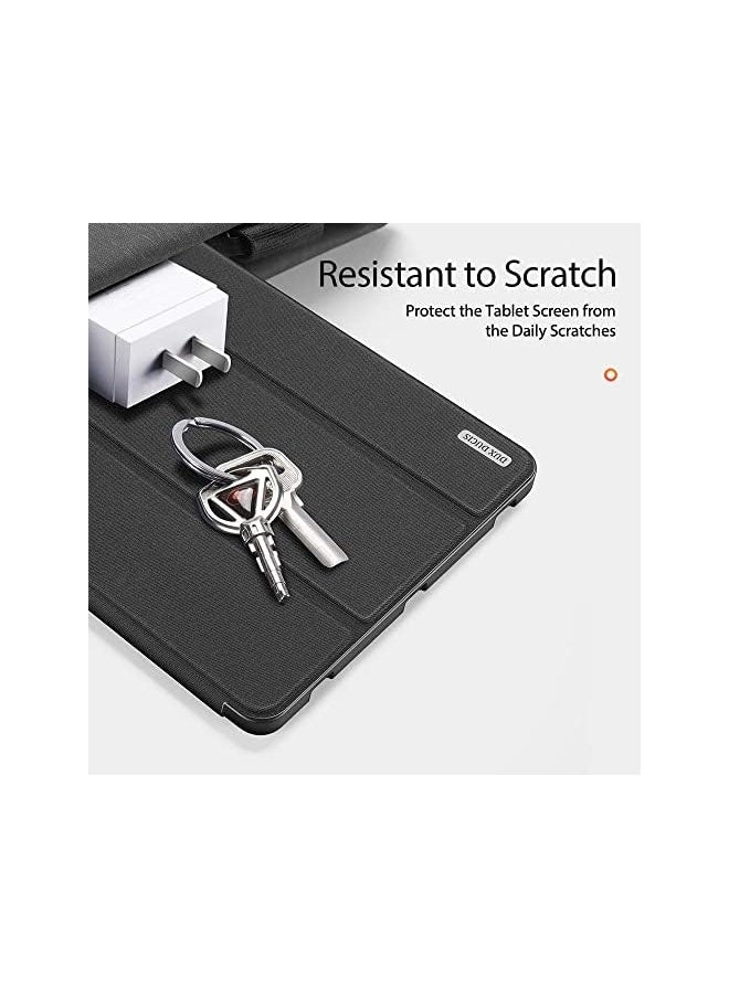 For Samsung Tab S7 Fe Tab S8 Plus S7 Plus Case Premium Shock Proof Stand Folio Case Multi Viewing Angles Soft Tpu Cover With Pencil Holder Auto Sleep Wake Tab S7 Fe Tab S8 Plus S7 Plus Black
